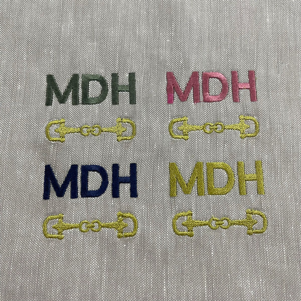 Bolso Personalizado Iniciales BORDADAS ECUESTRE