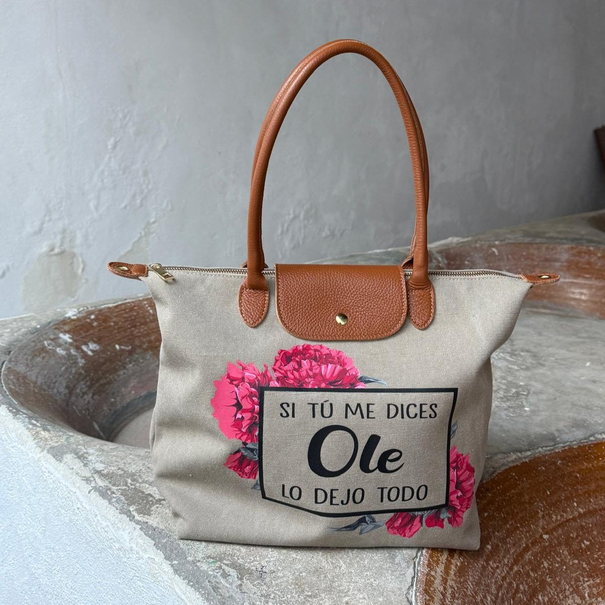 Bolso Si tú me dices ole lo dejo todo