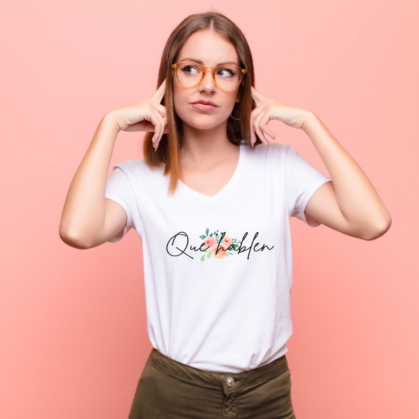 Camiseta Cuello Pico Que hablen