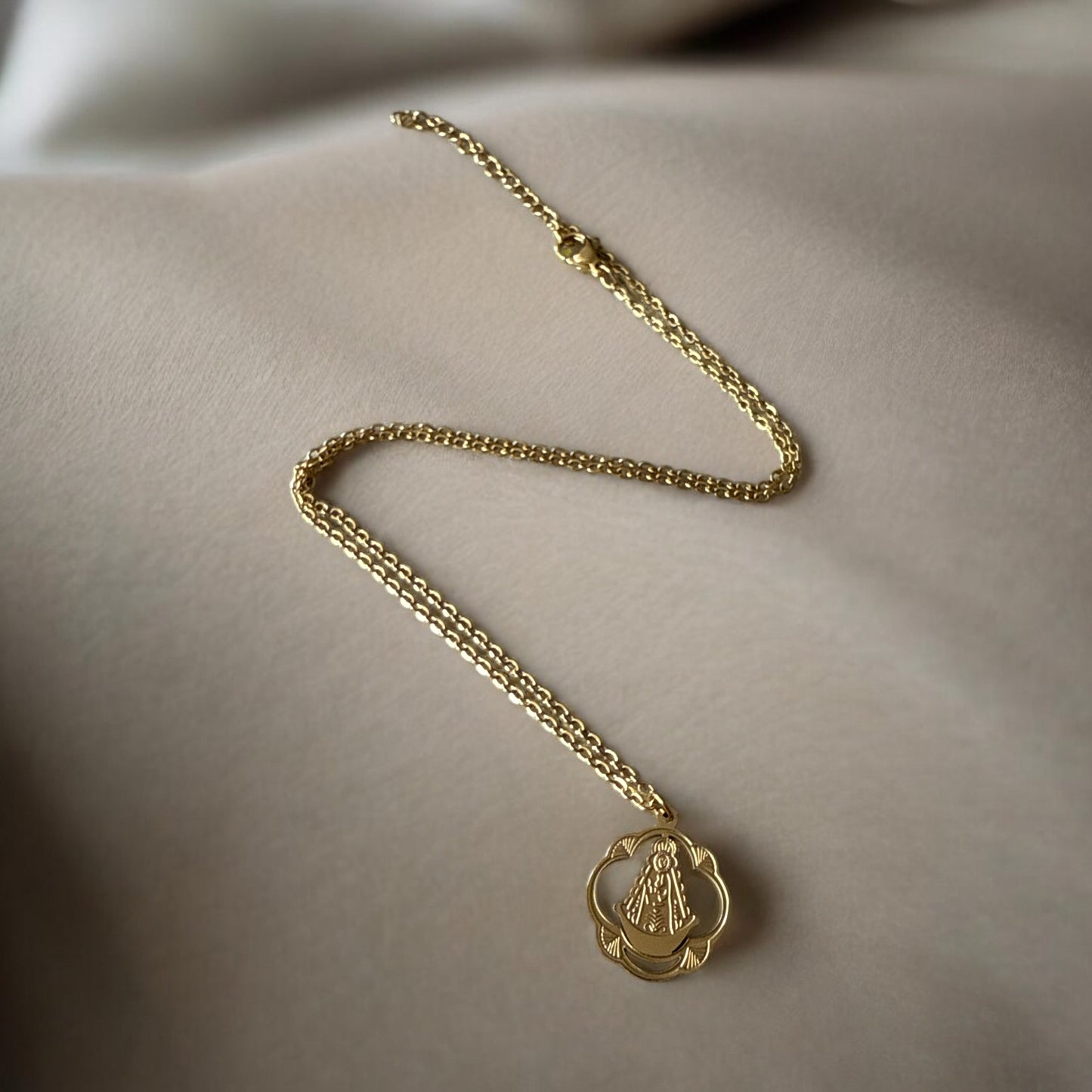 Colgante Orla Rocio AceroDorado