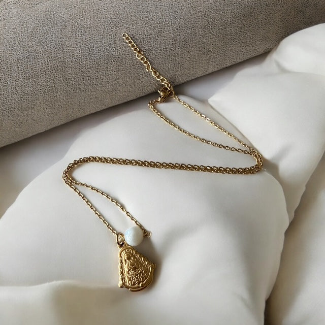 Colgante Acero Rocío perlita