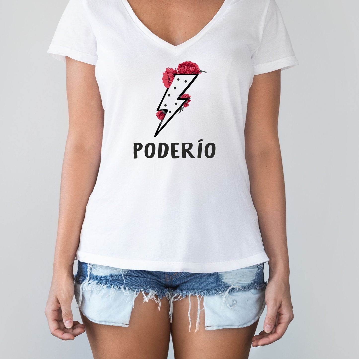 Camiseta Cuello Pico Poderío