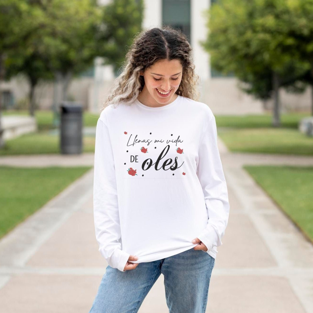 Sudadera Llenas mi vida de Oles