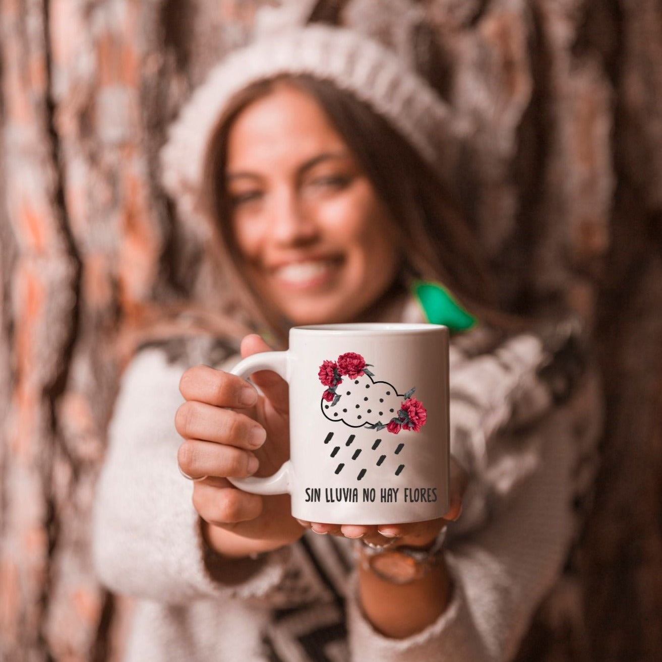 Taza mensaje positivo