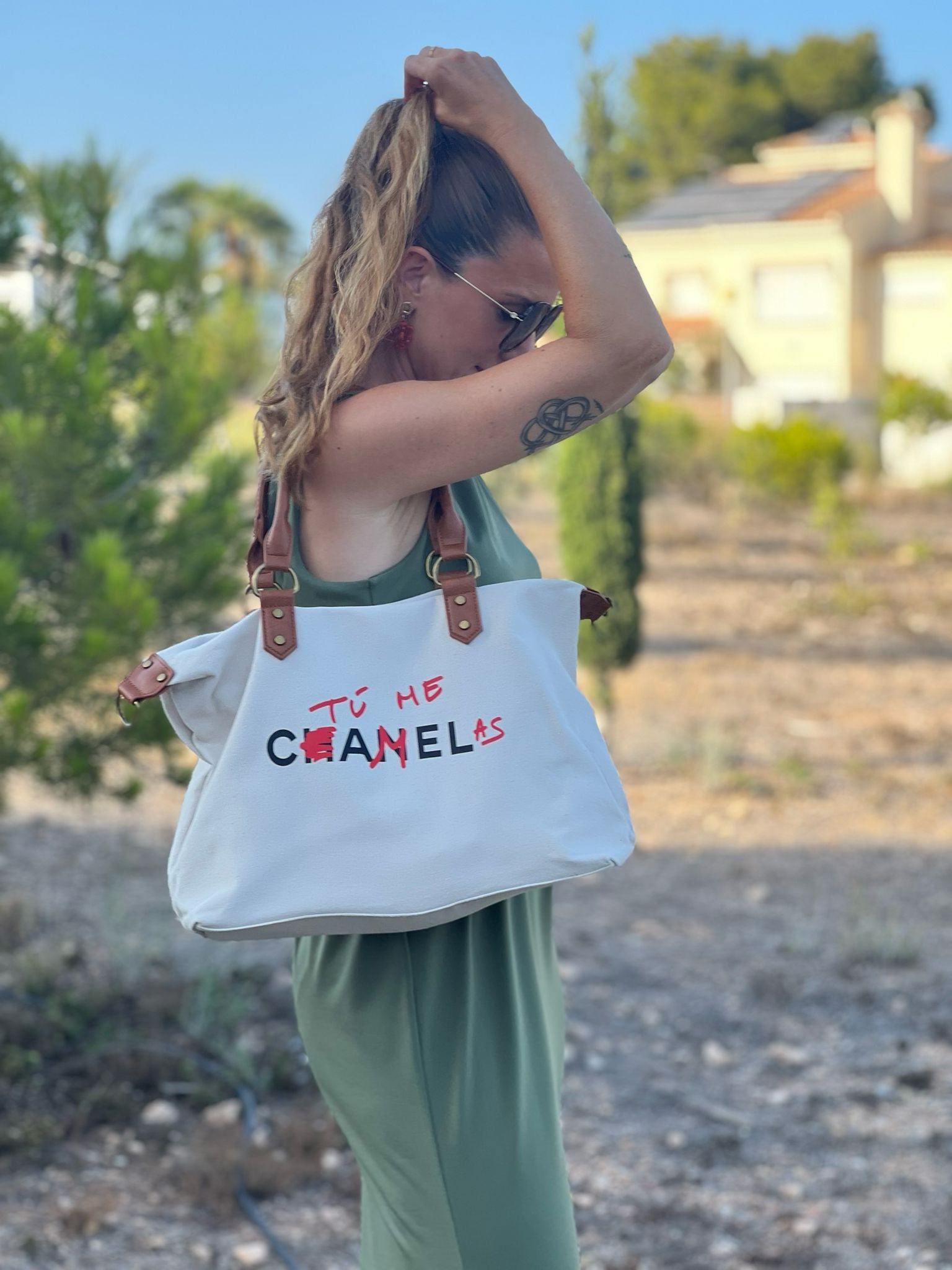 Bolso Tú me camelas Beige
