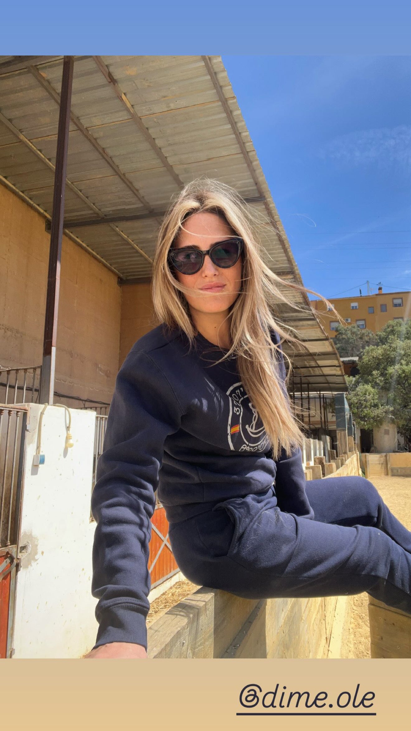 Sudadera Coordenadas Virgen del Rocío