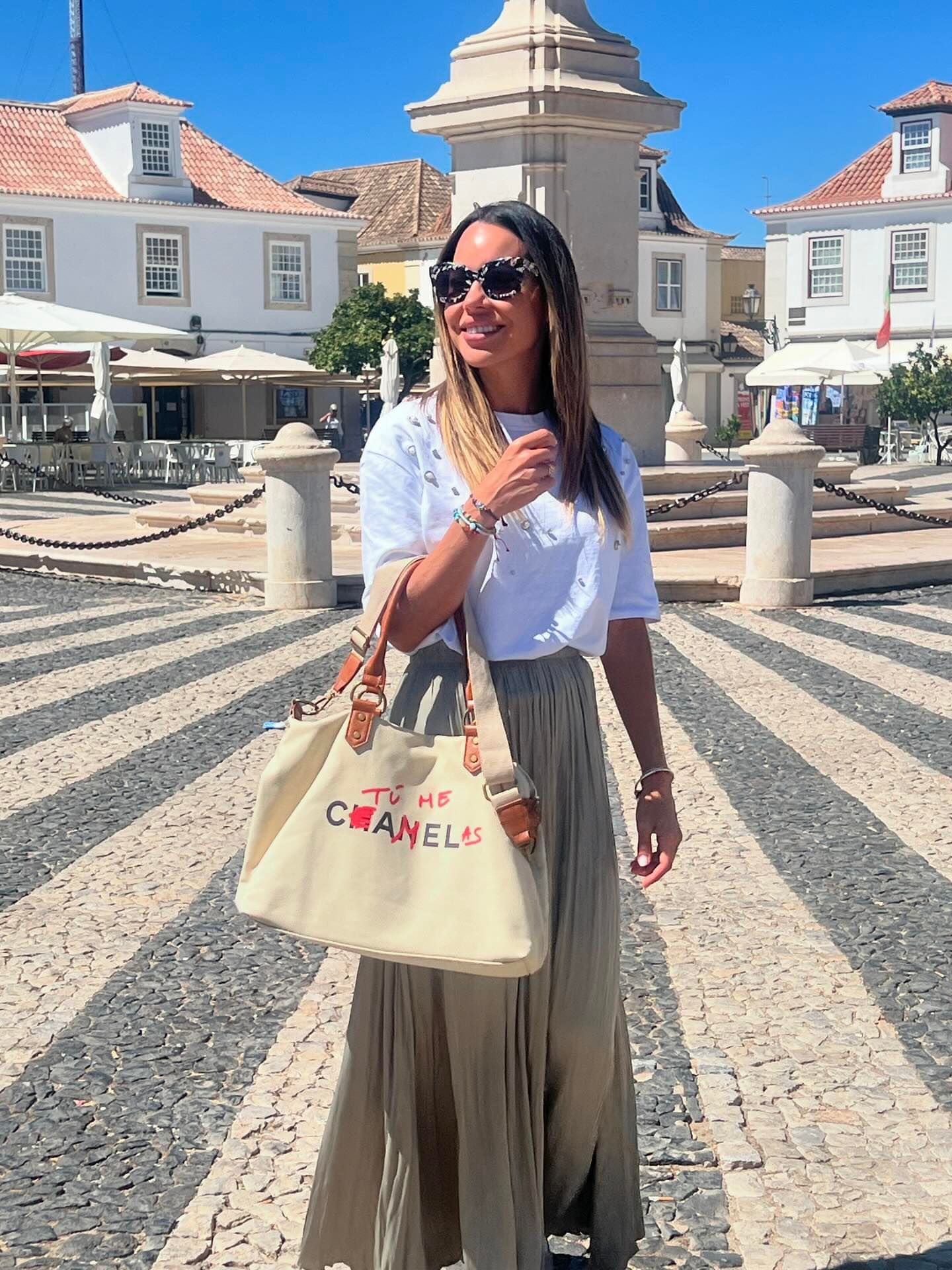 Bolso Tú me camelas Beige
