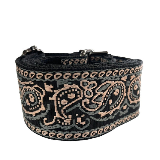 BANDOLERA BOLSO NEGRO CACHEMIR