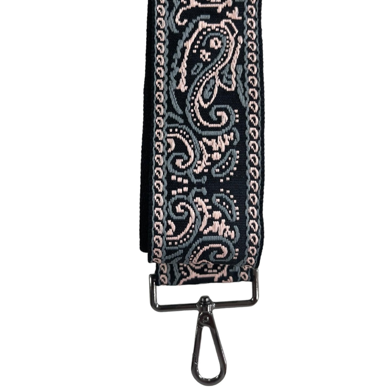 BANDOLERA BOLSO NEGRO CACHEMIR