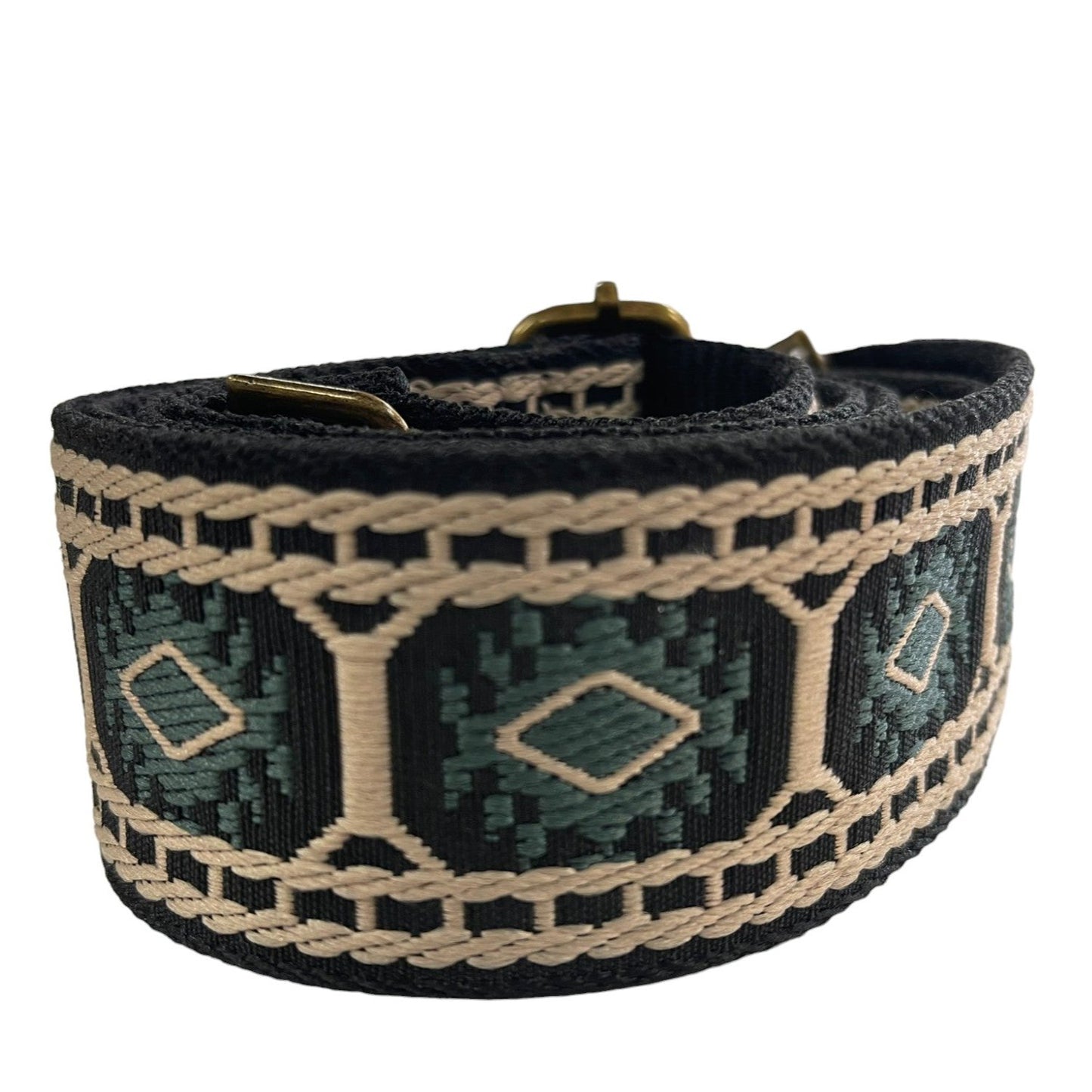 BANDOLERA BOLSO NEGRO Y VERDE