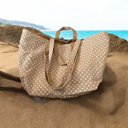 Bolsa Playa Lunares Beige
