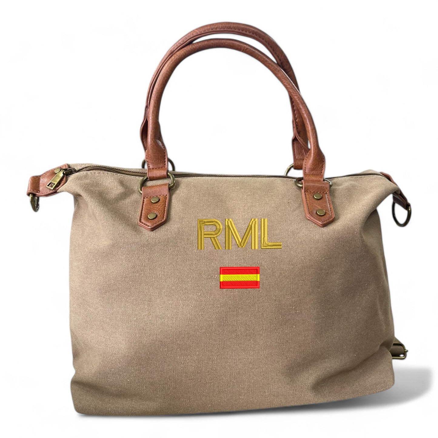 Bolso Personalizado Iniciales BORDADAS ARENA ESPAÑA