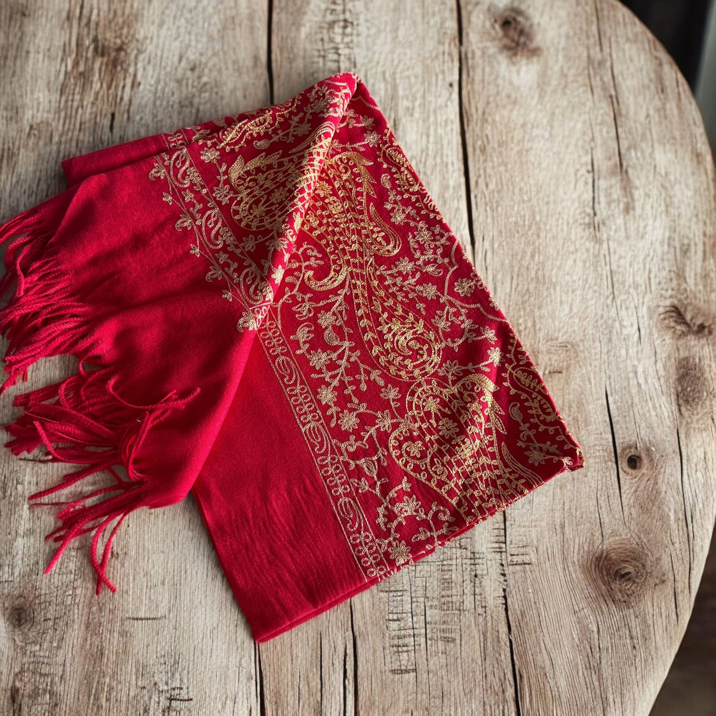 Bufanda De Luces Rojo