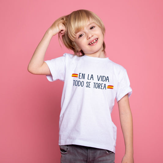 Camiseta niños En la vida todo se torea