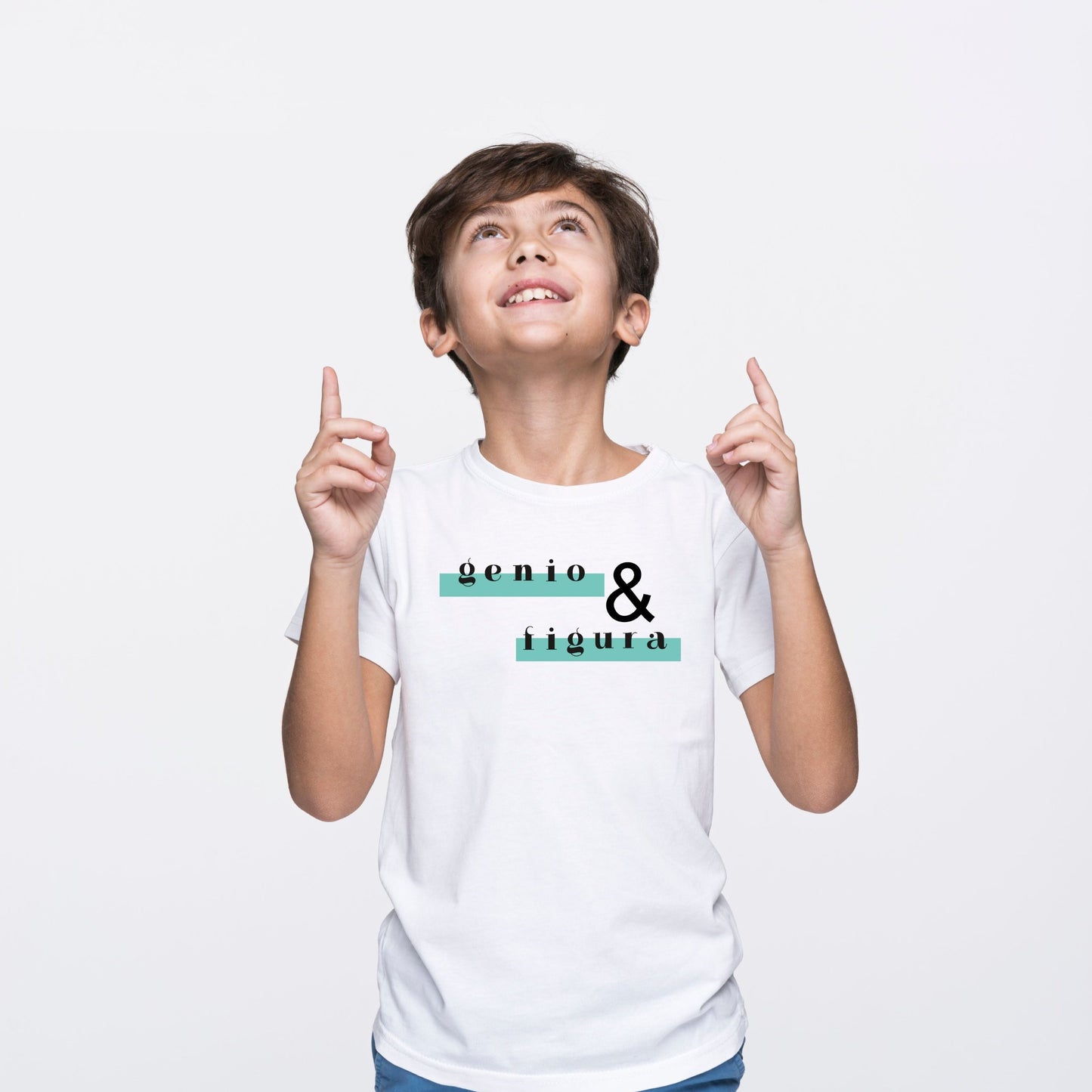 Camiseta niños Genio y Figura