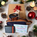 PACK CINTURÓN ESPAÑA + CARTERA + NECESER SERRAJE AZUL