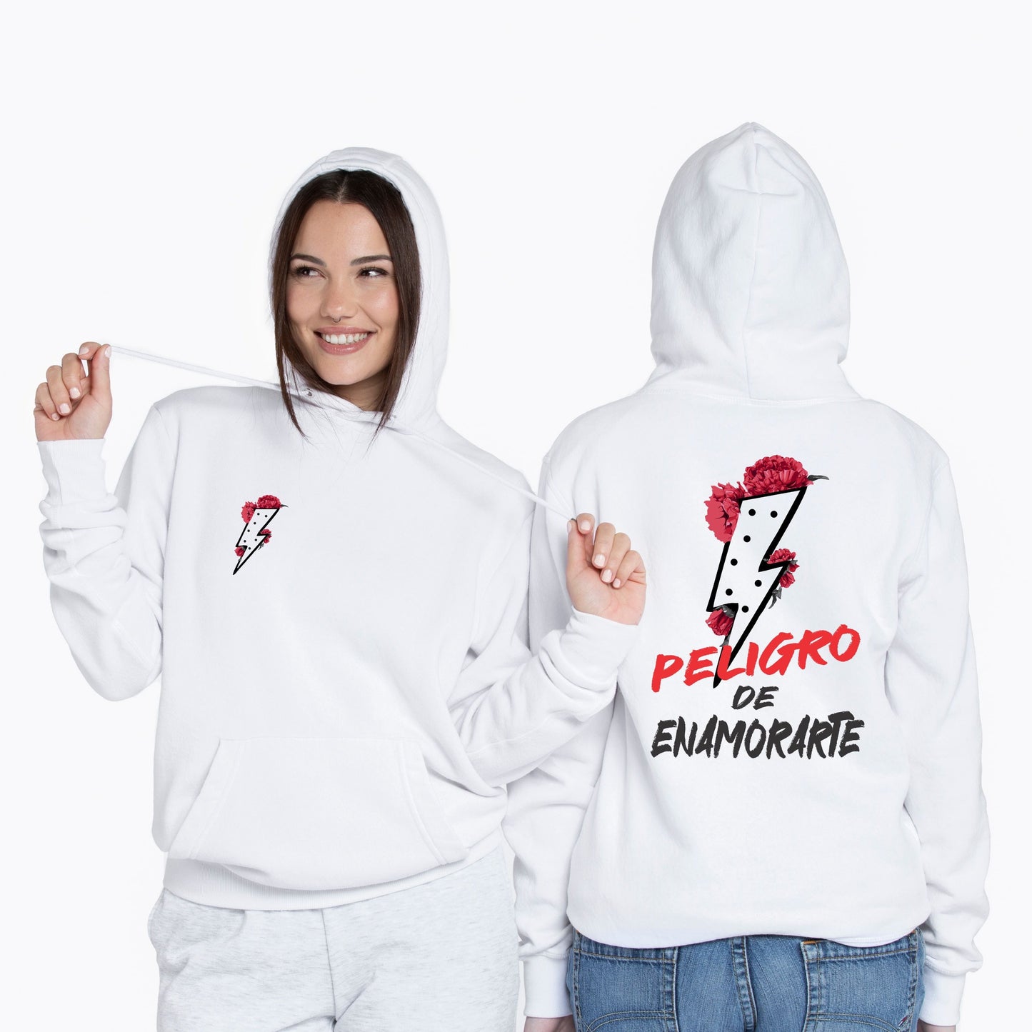 Sudadera PELIGRO DE ENAMORARTE Capucha