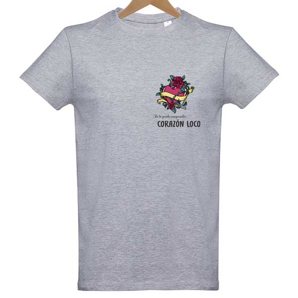 Camiseta No te puedo comprender, corazón loco